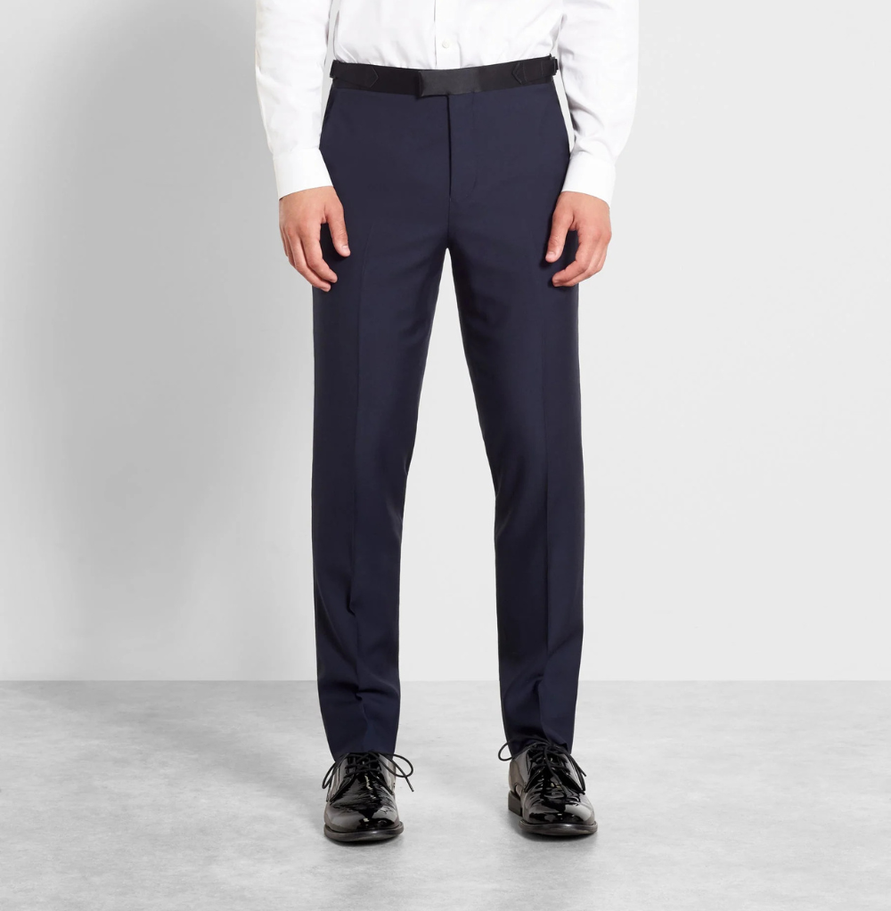 The Black Tux Tollegno 1900 Midnight Blue Tuxedo Outfit