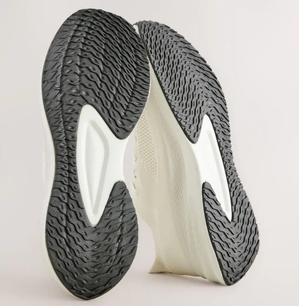 Next Cream Knitted Trainers