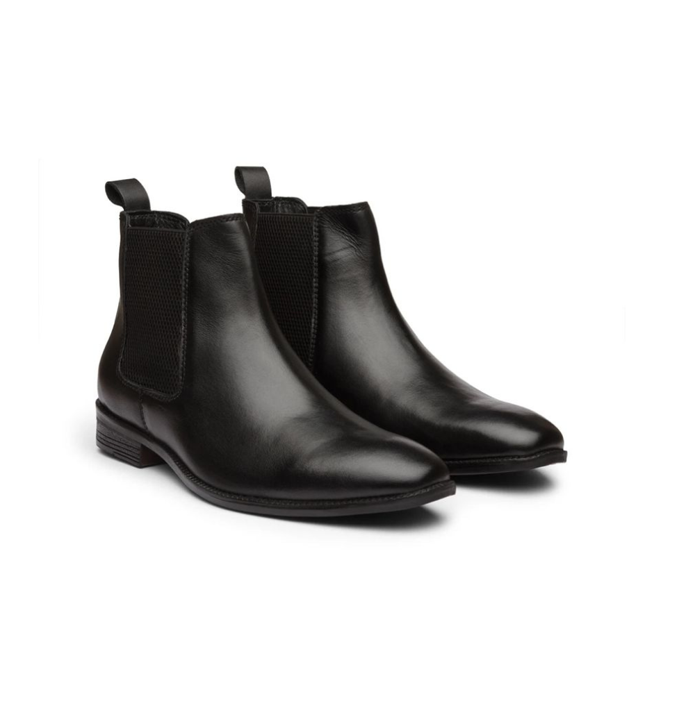 J. Ferrar Blake Flat Boot Men's Black Chelsea Boots