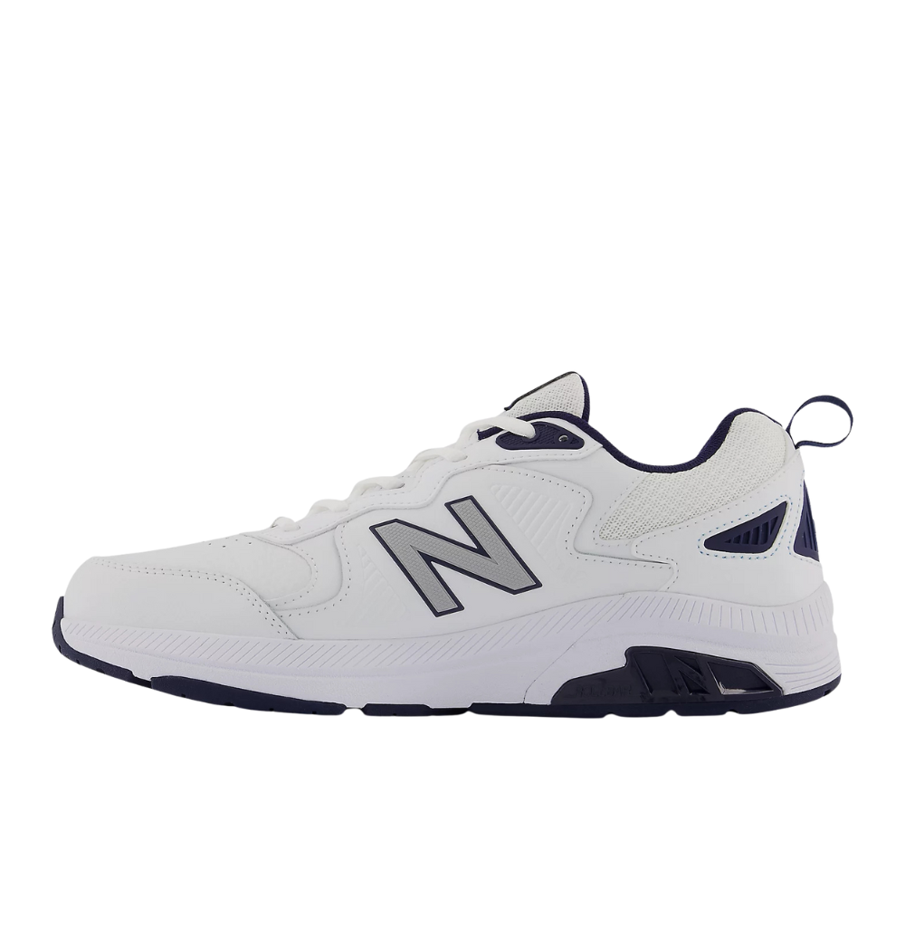 New Balance 857 White And Blue Sneakers