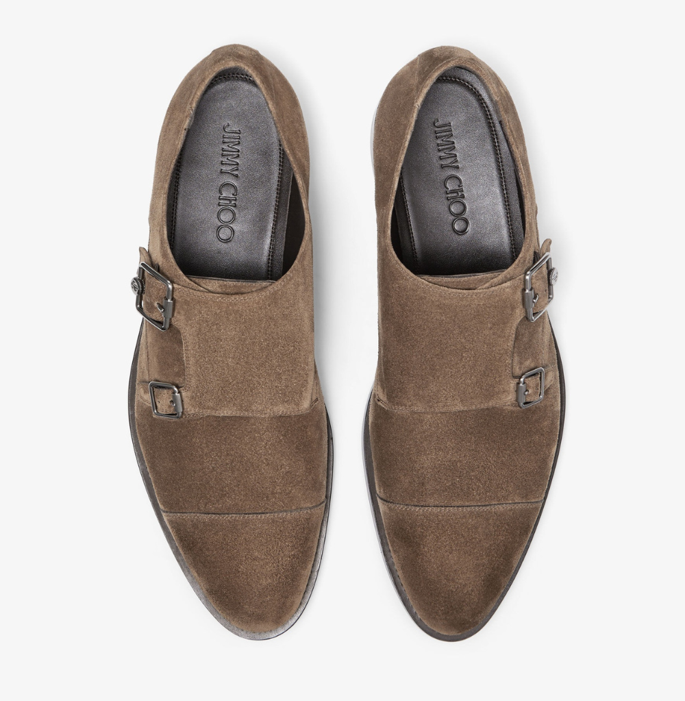 Jimmy Choo Finnion Monkstrap Oak