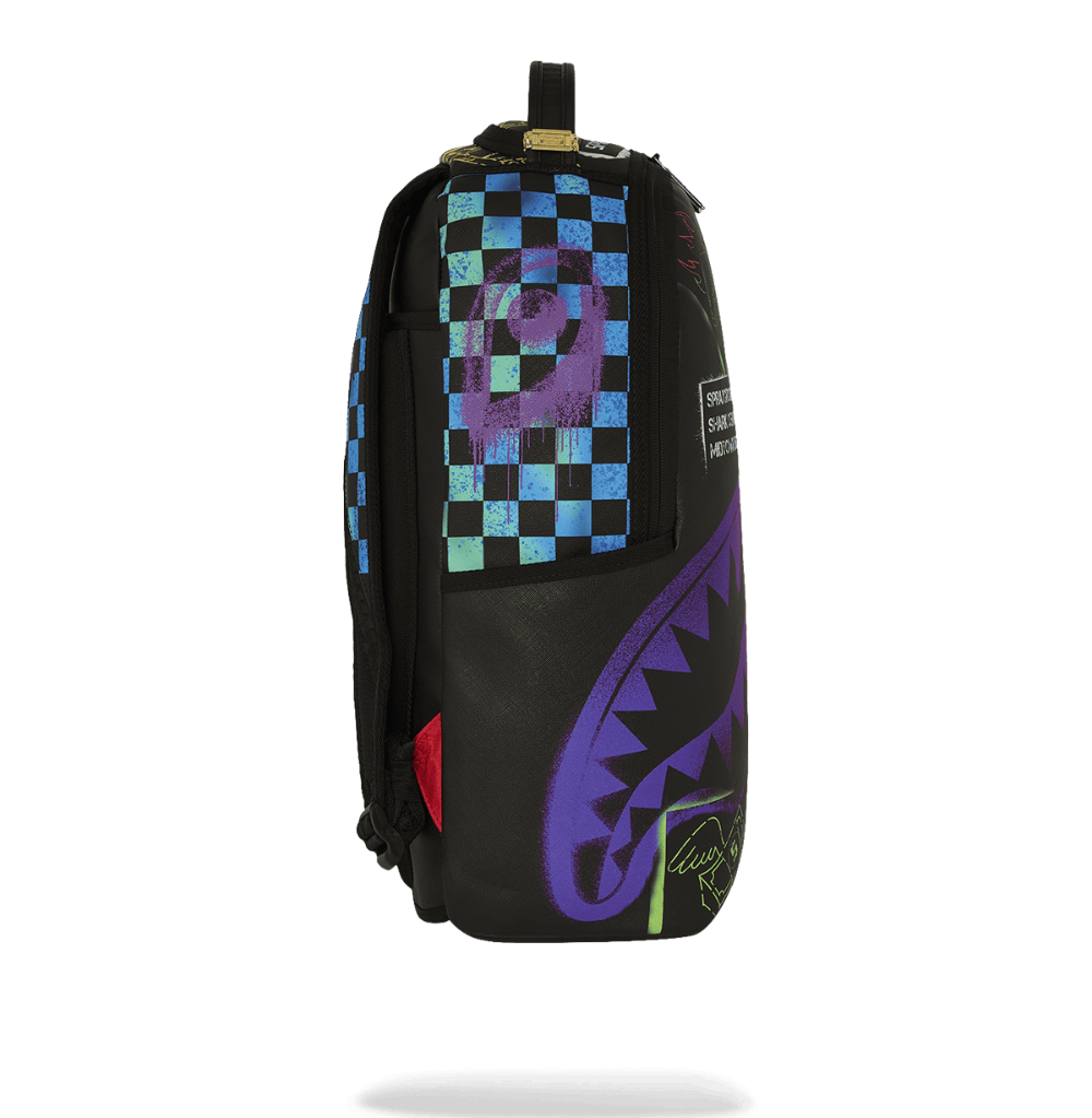Shark Central Stencils Black DLXSV Backpack
