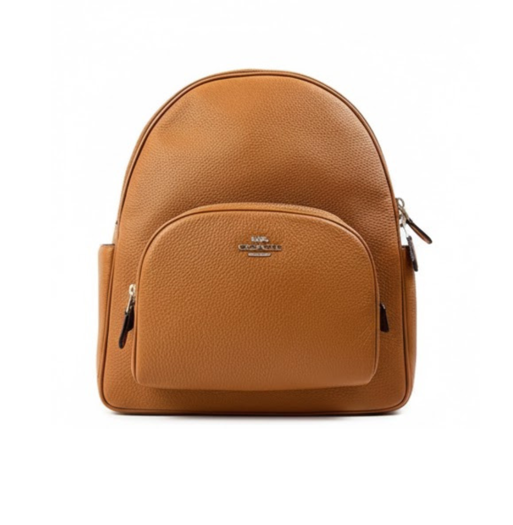 Coach Charter Backpack 24 In Signature Leather Brown