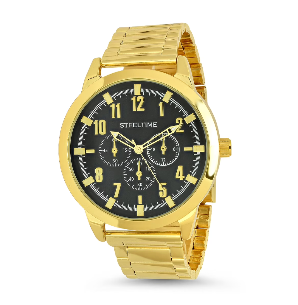 SteelTime Gold Tone Men's Watch