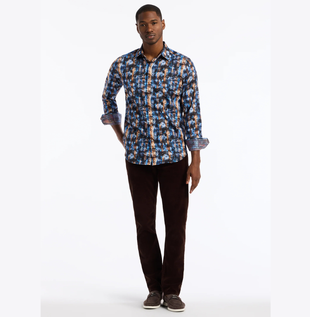 Robert Graham Remington Long Sleeve Button Down Shirt