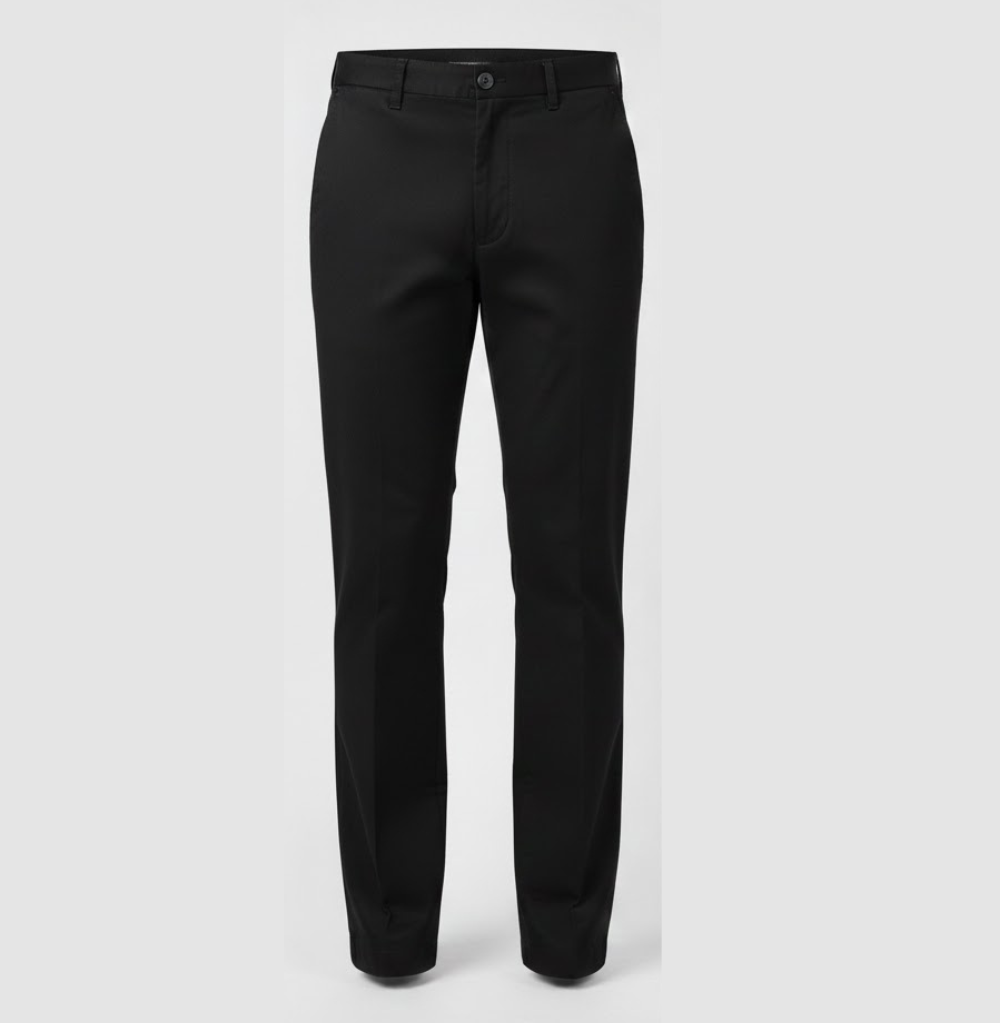 French Toast Straight Fit Black Pants