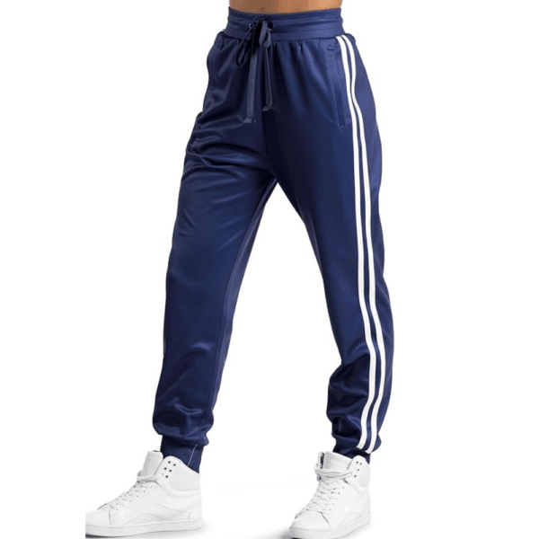 Balera Side Stripe Track Pants, Navy
