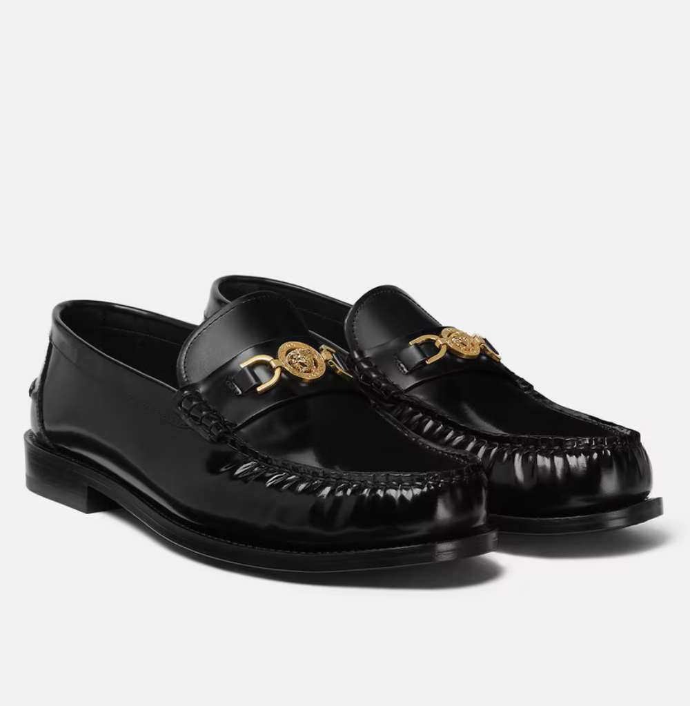 VERSACE Medusa '95 Loafers for Men, Black