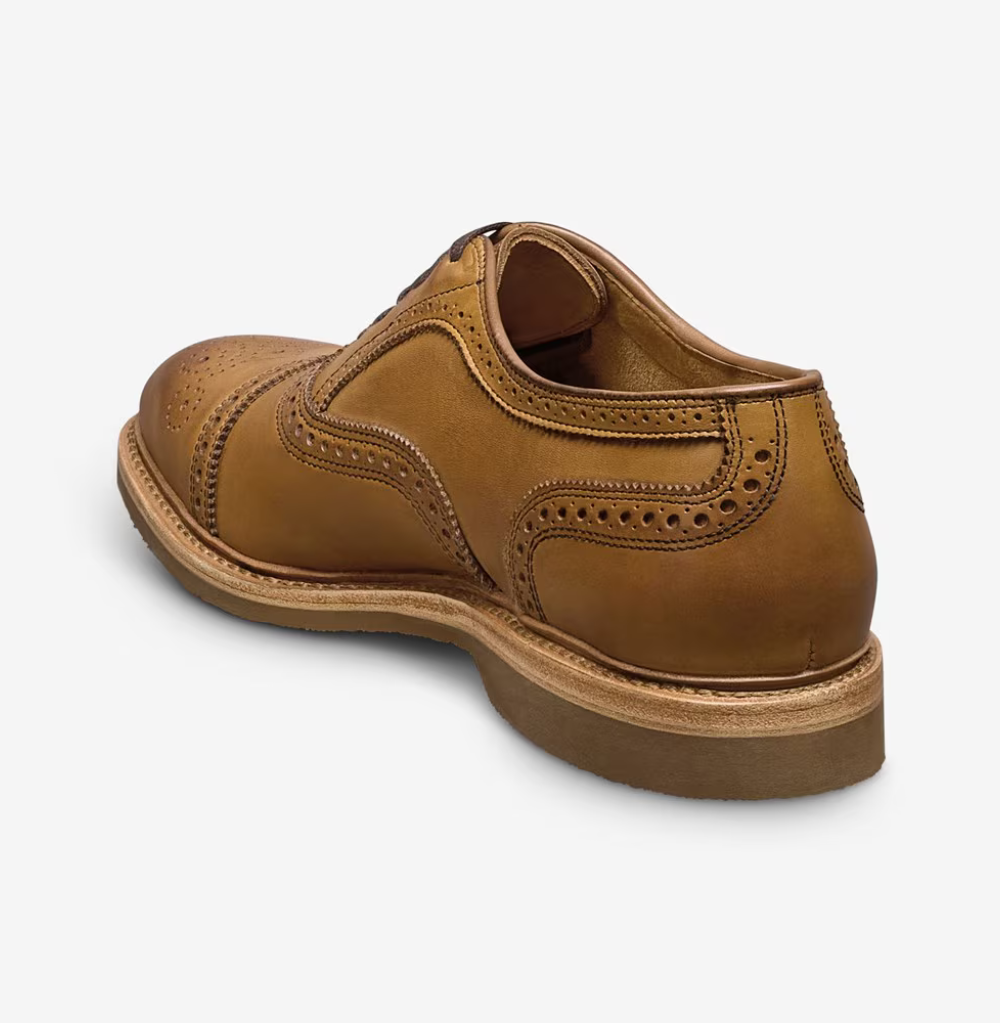 Allen Edmonds Strand Verse Cap-toe Oxford Dress Shoe , Walnut Leather