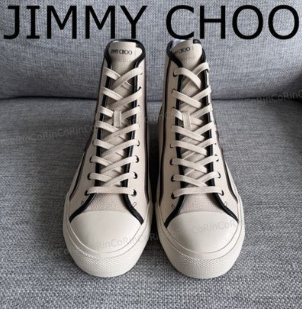 Jimmy Choo Fenix High/M | 44, Ecru Black