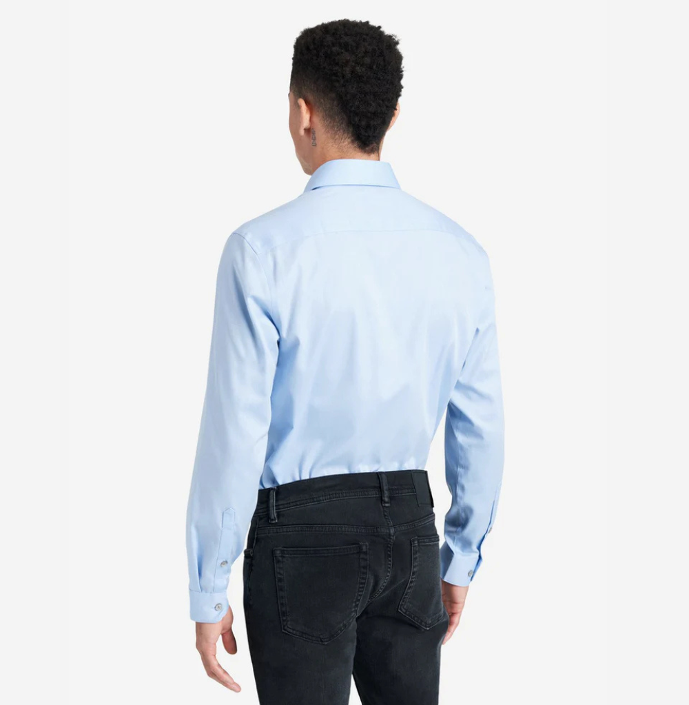 Kenneth Cole Slim-Fit Button-Down Stretch Dress Shirt with TEK FIT