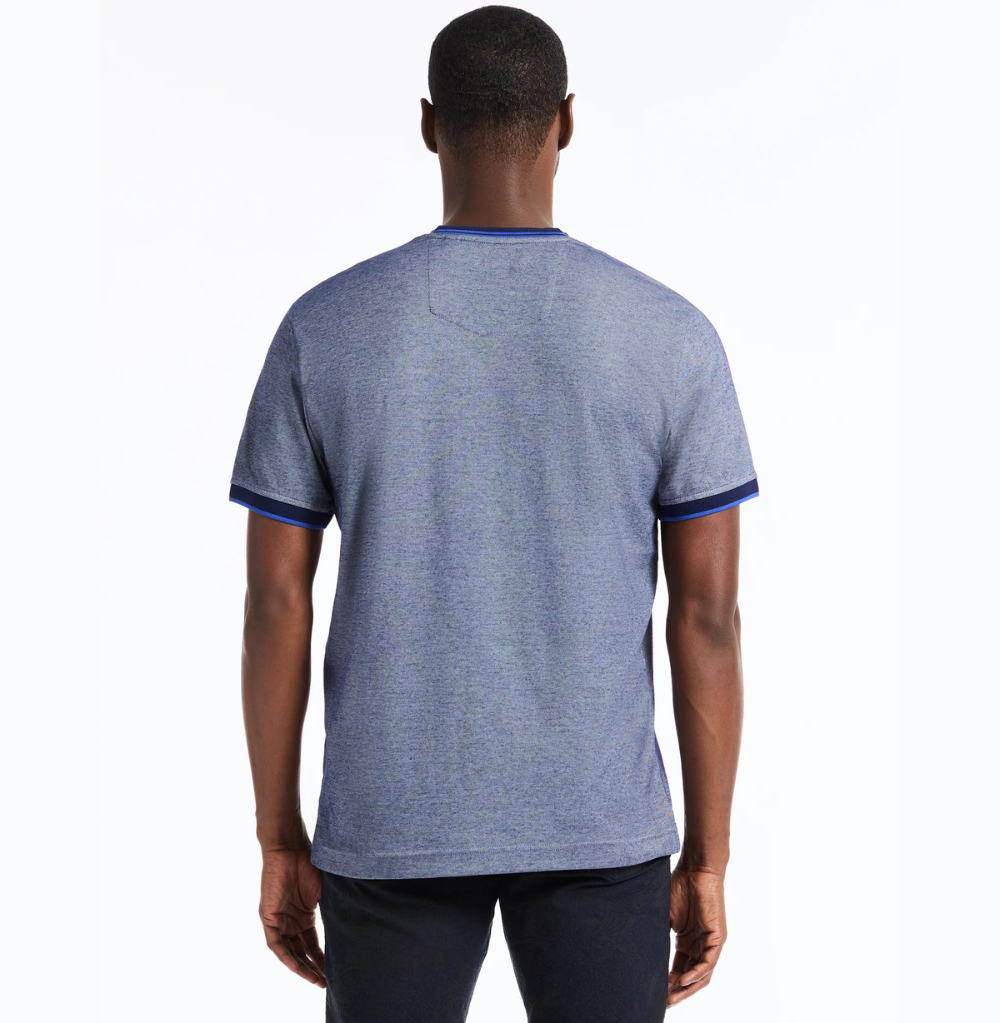 Robert Graham Holton Short Sleeve T-Shirt Navy