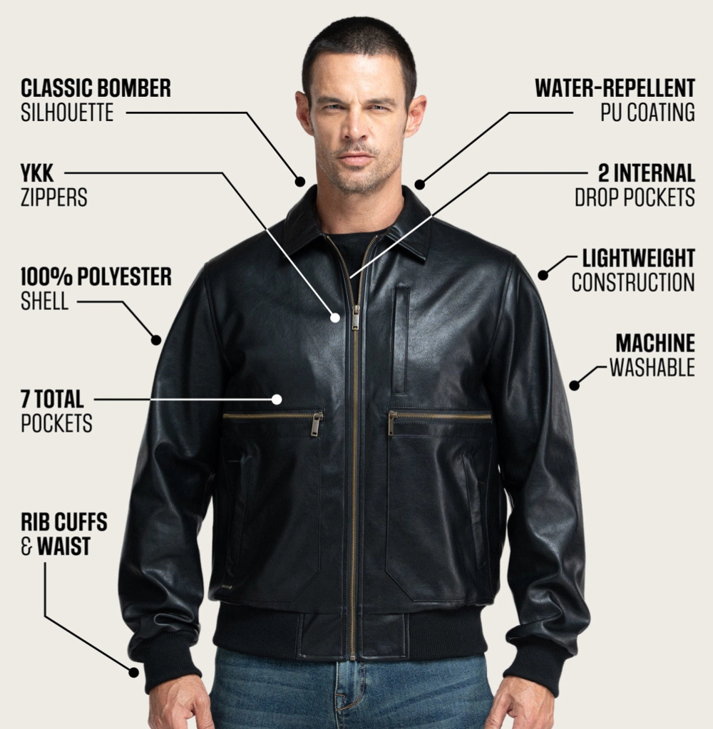BÆRSkin Flight Pilot Bomber Jacket