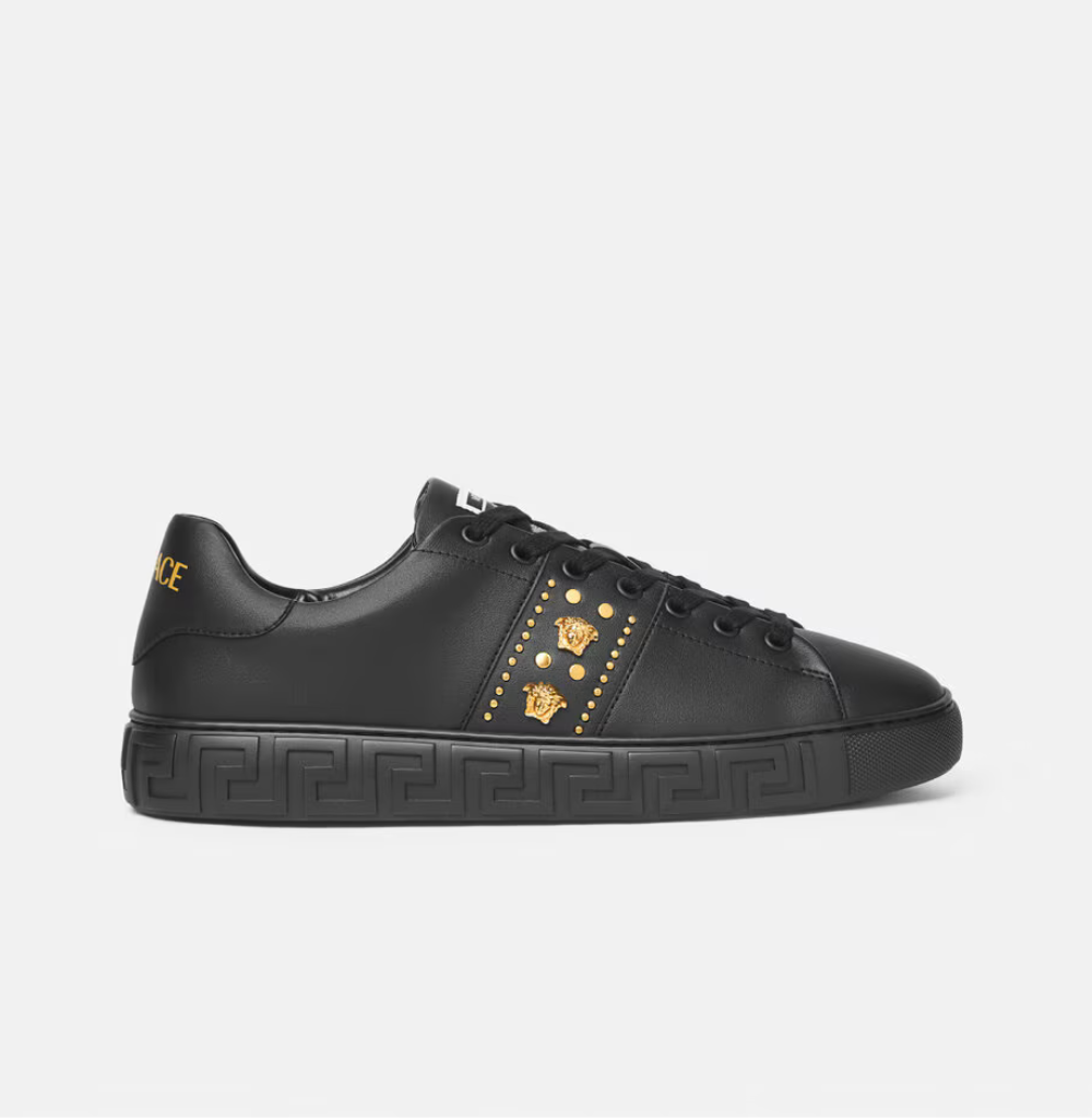 Versace Studded Greca Trainers