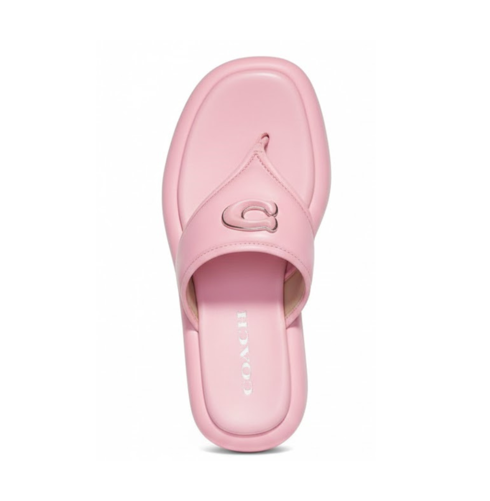 Coach Women's Sylvie Bubble Flatform Thong Sandals