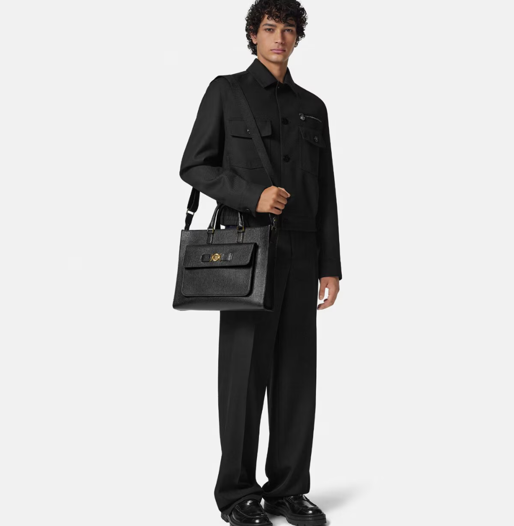 Versace Medusa Biggie Briefcase Bag