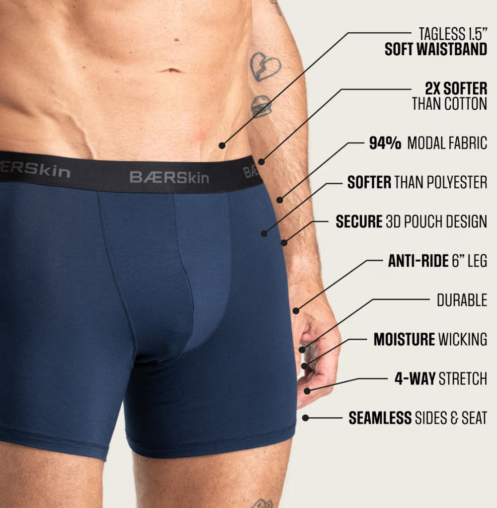 BÆRSkin Navy Adapt Boxers