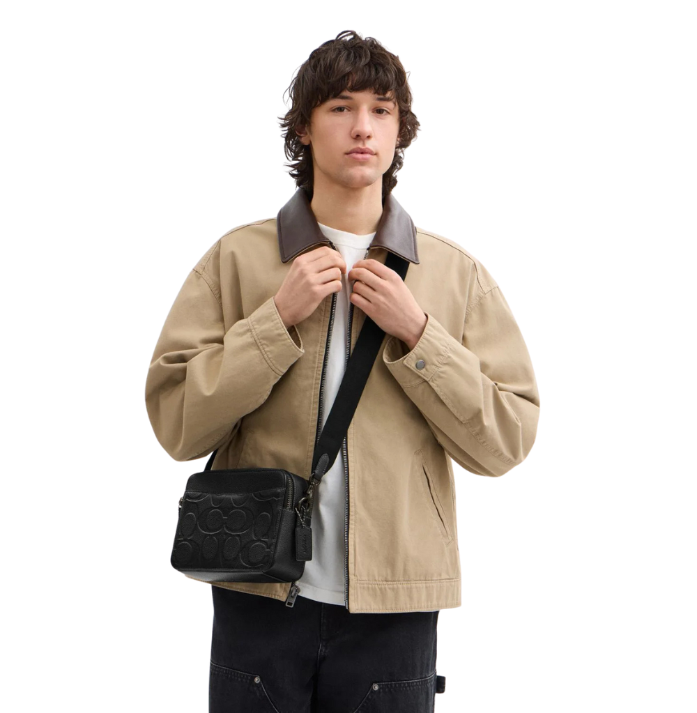 Coach Charter Crossbody Bag 24 In Maxi Signature Leather
