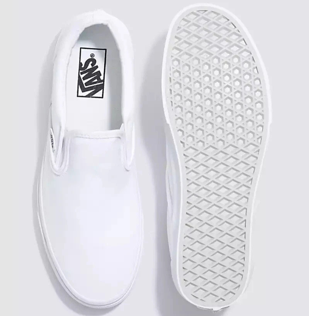 Vans Classic Slip-On Leather White Shoe