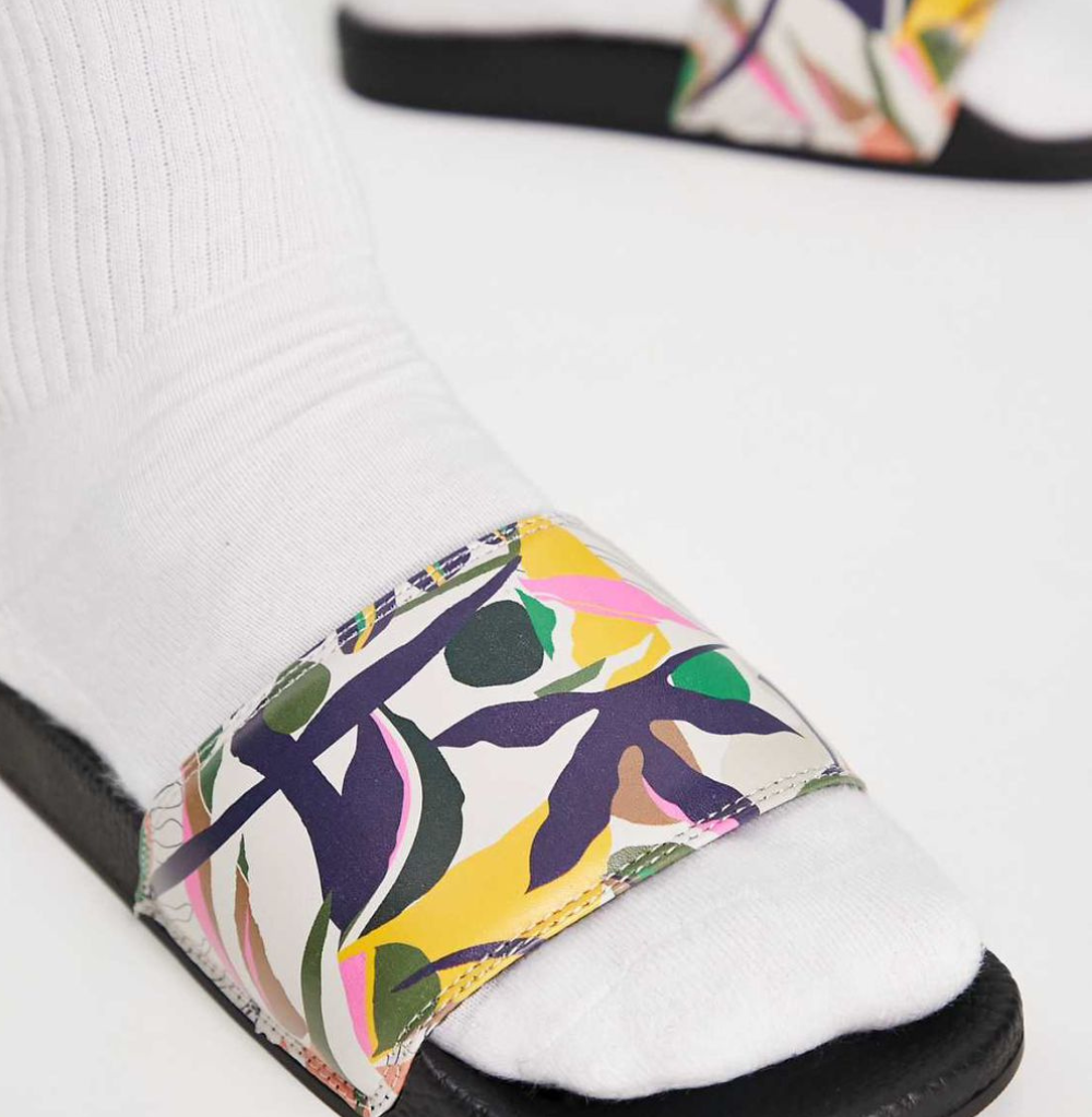 WeSC Men's Exotic Flowers Slide Sandals