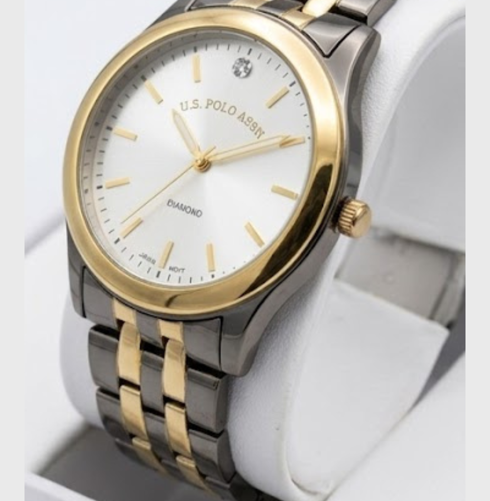 U.S. Polo Assn. Two-Tone Diamond Watch