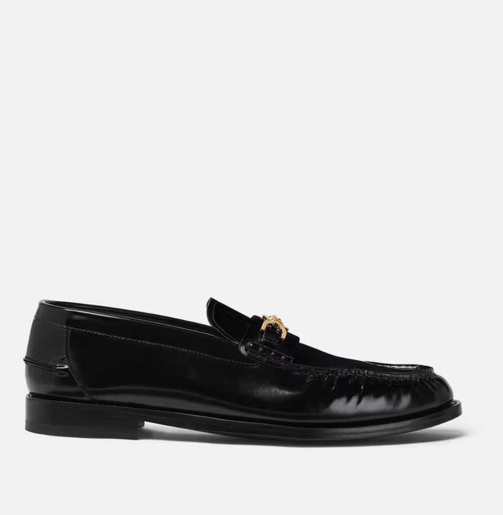 VERSACE Medusa '95 Loafers for Men, Black