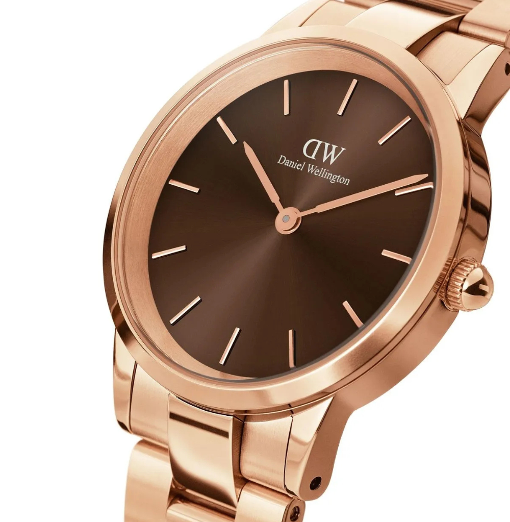 Daniel Wellington Iconic Link Amber Watch