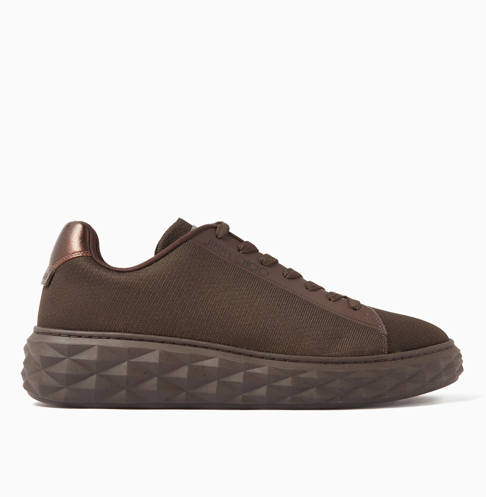 Jimmy Choo Brown Diamond Light Maxi Sneakers