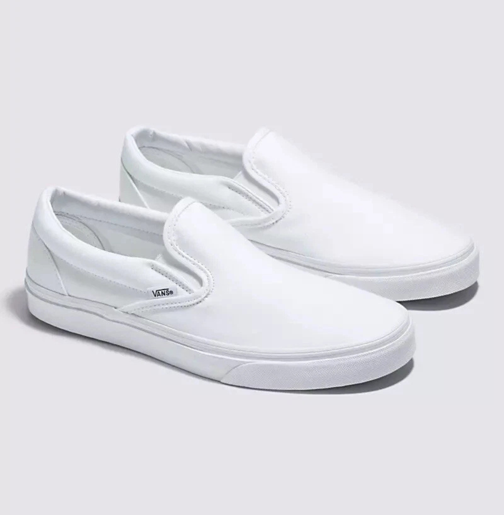 Vans Classic Slip-On Leather White Shoe