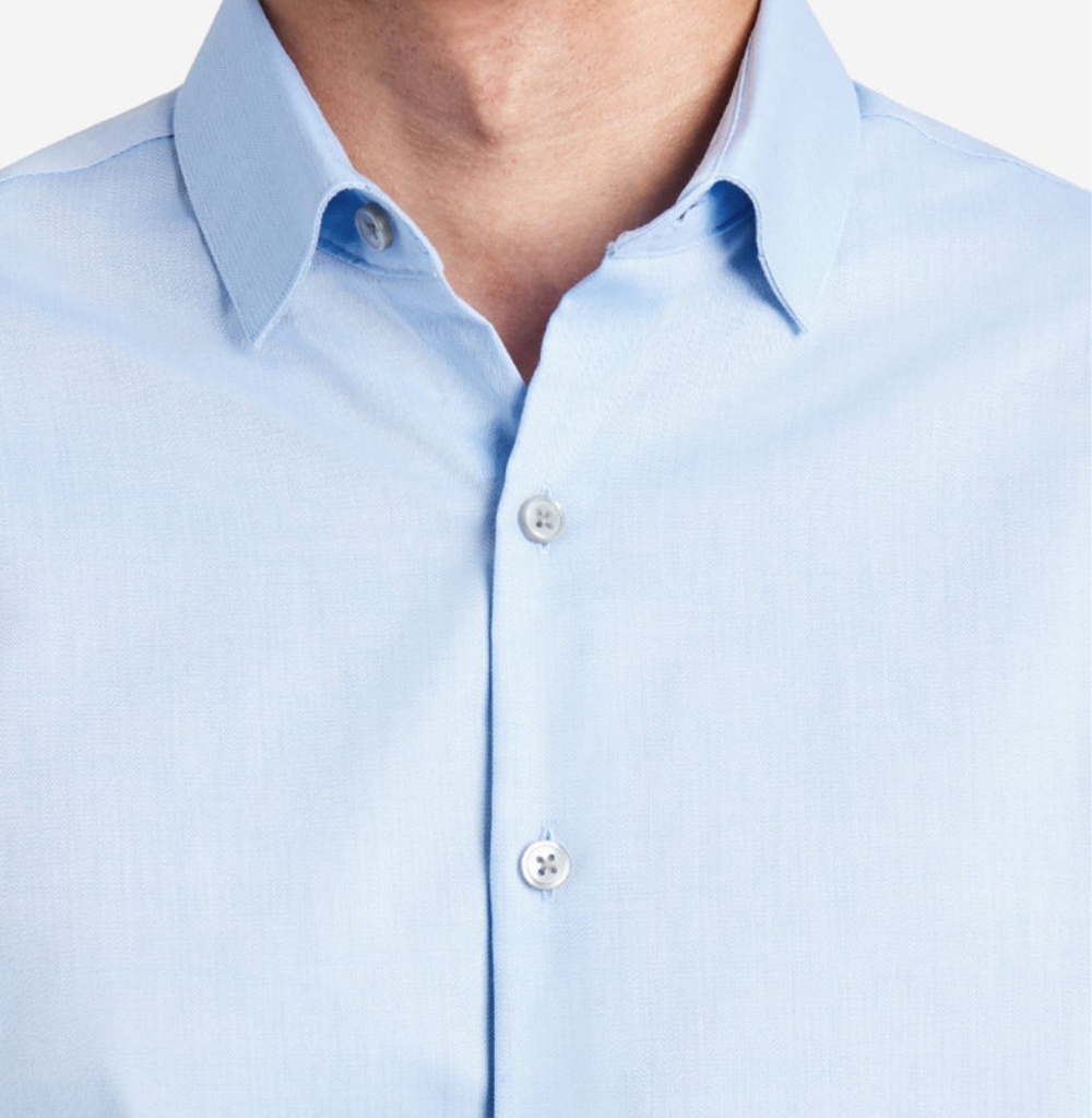 Kenneth Cole Slim-Fit Button-Down Stretch Dress Shirt with TEK FIT