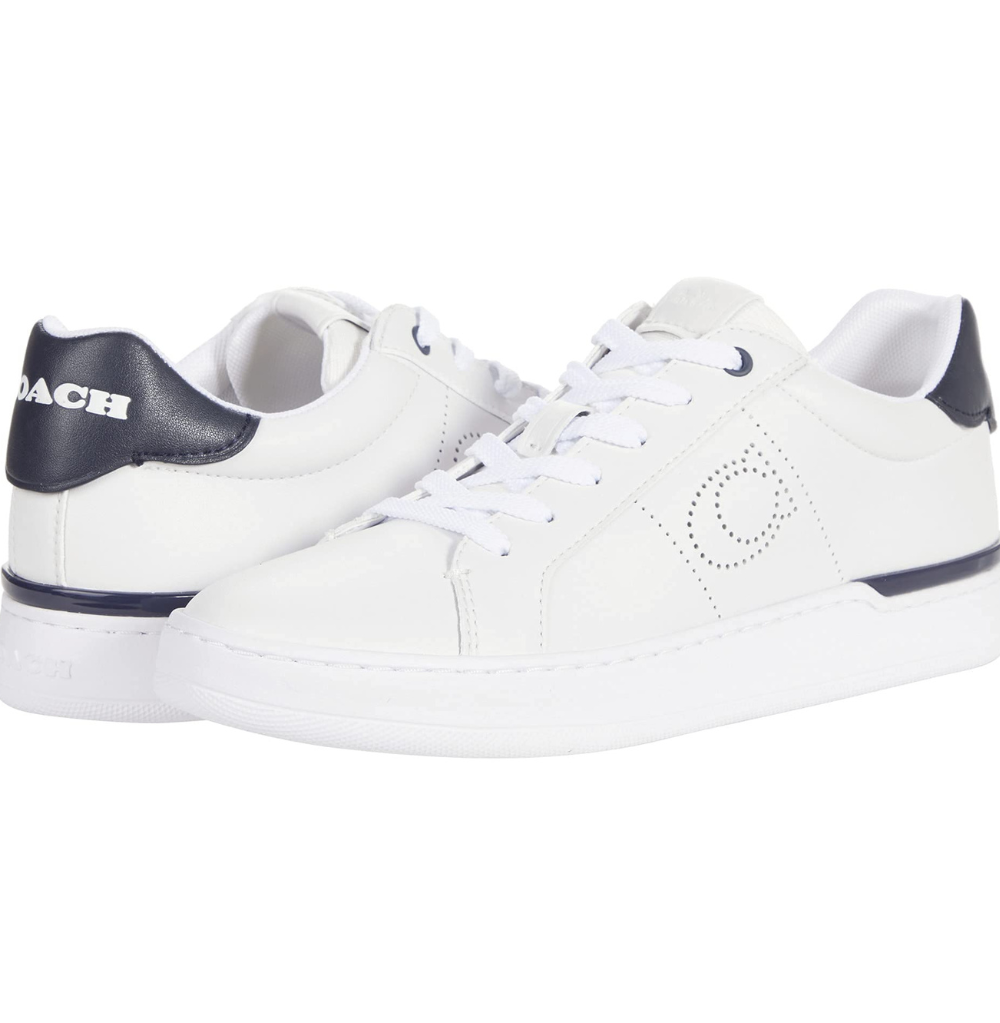 Coach Lowline Leather White Low-Top Sneaker
