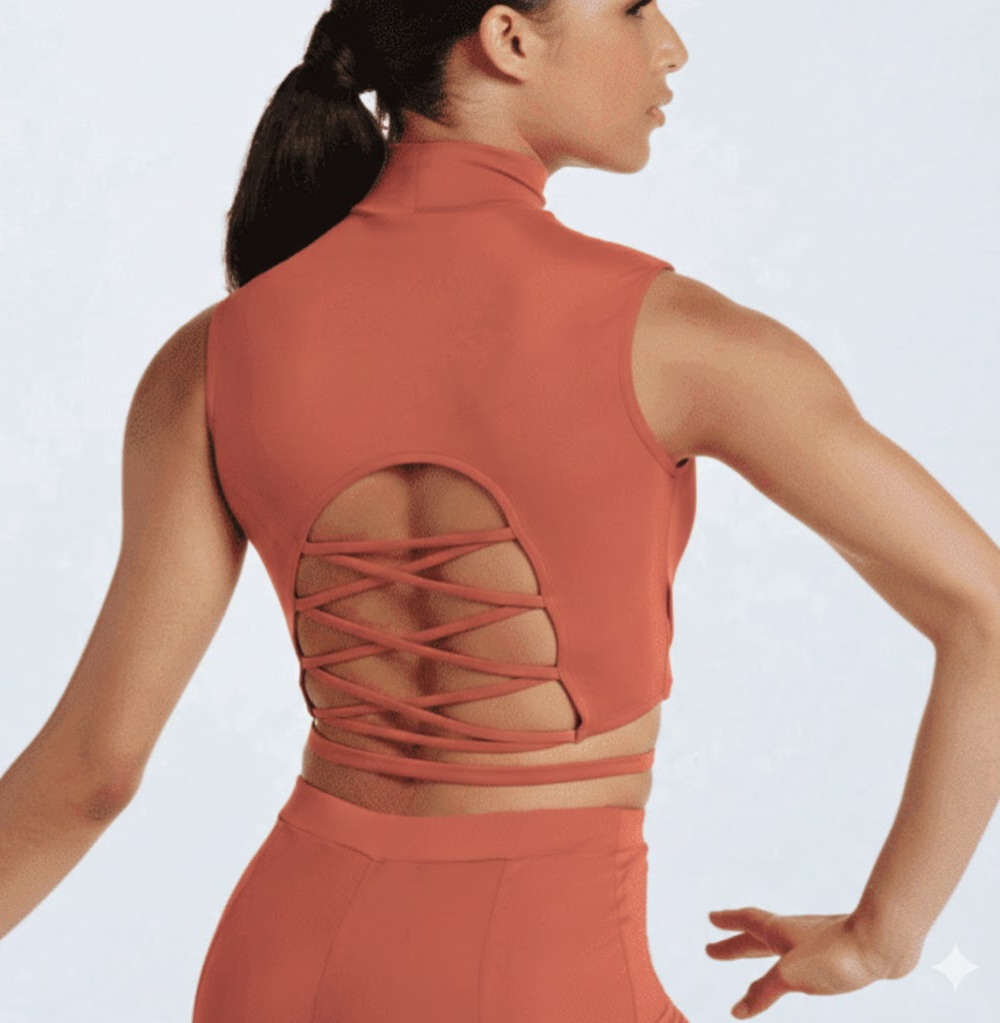 Balera 15856 Strappy Laced Back Top Sienna