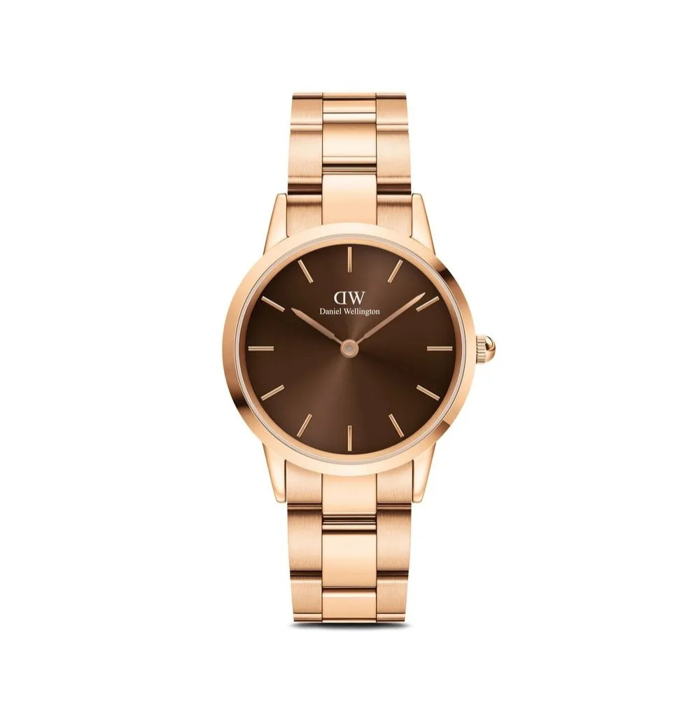 Daniel Wellington Iconic Link Amber Watch