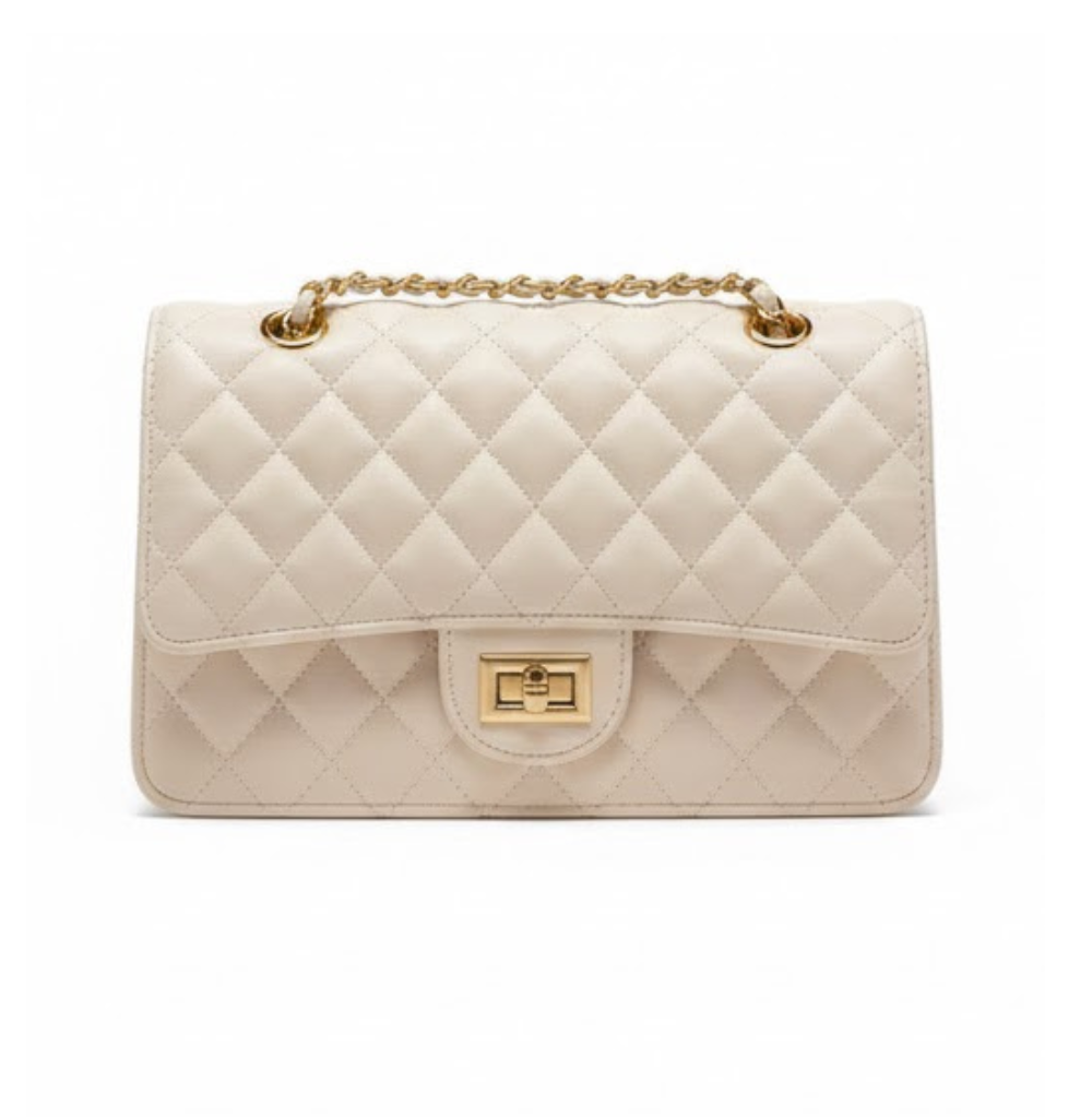 CHANEL REISSUE 227 LARGE WHITE GHW SERI 27