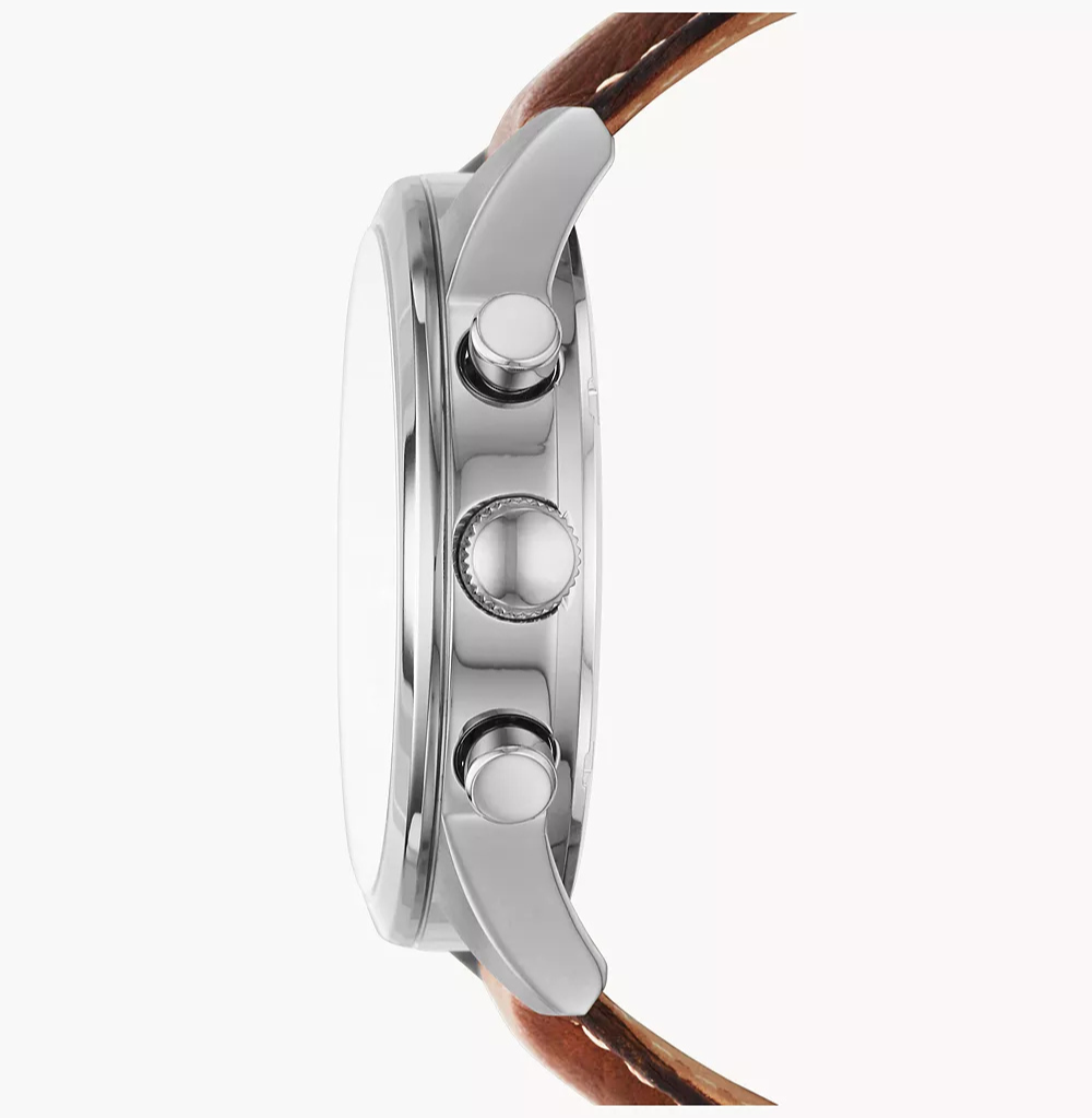 Fossil Flynn Chronograph Brown Leather Watch