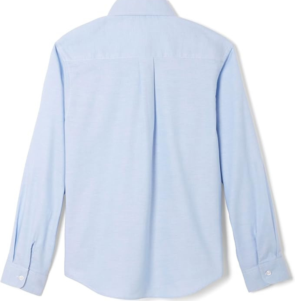 French Toast Men LS Oxford Shirt Light Blue