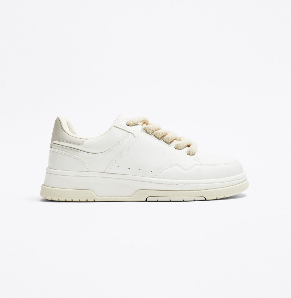 Zara Rope White Trainers