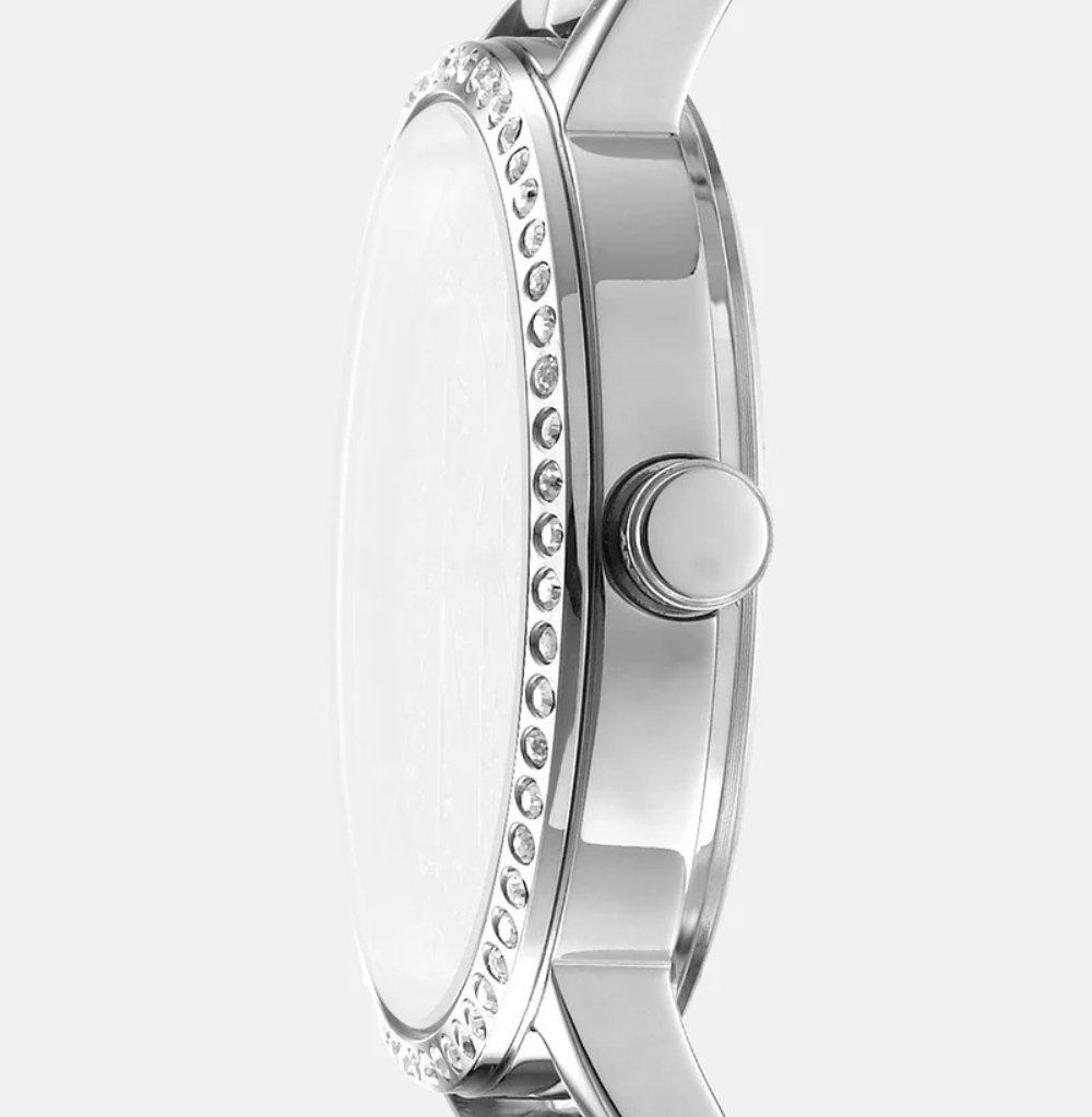 Steel Time Men's Watch The Lords Prayer Silver Dial