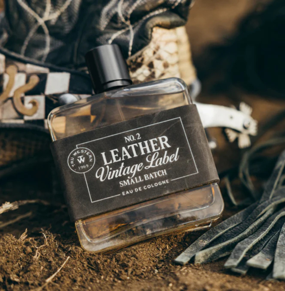 Tru Western No. 2 Leather Vintage Label Small Batch Cologne