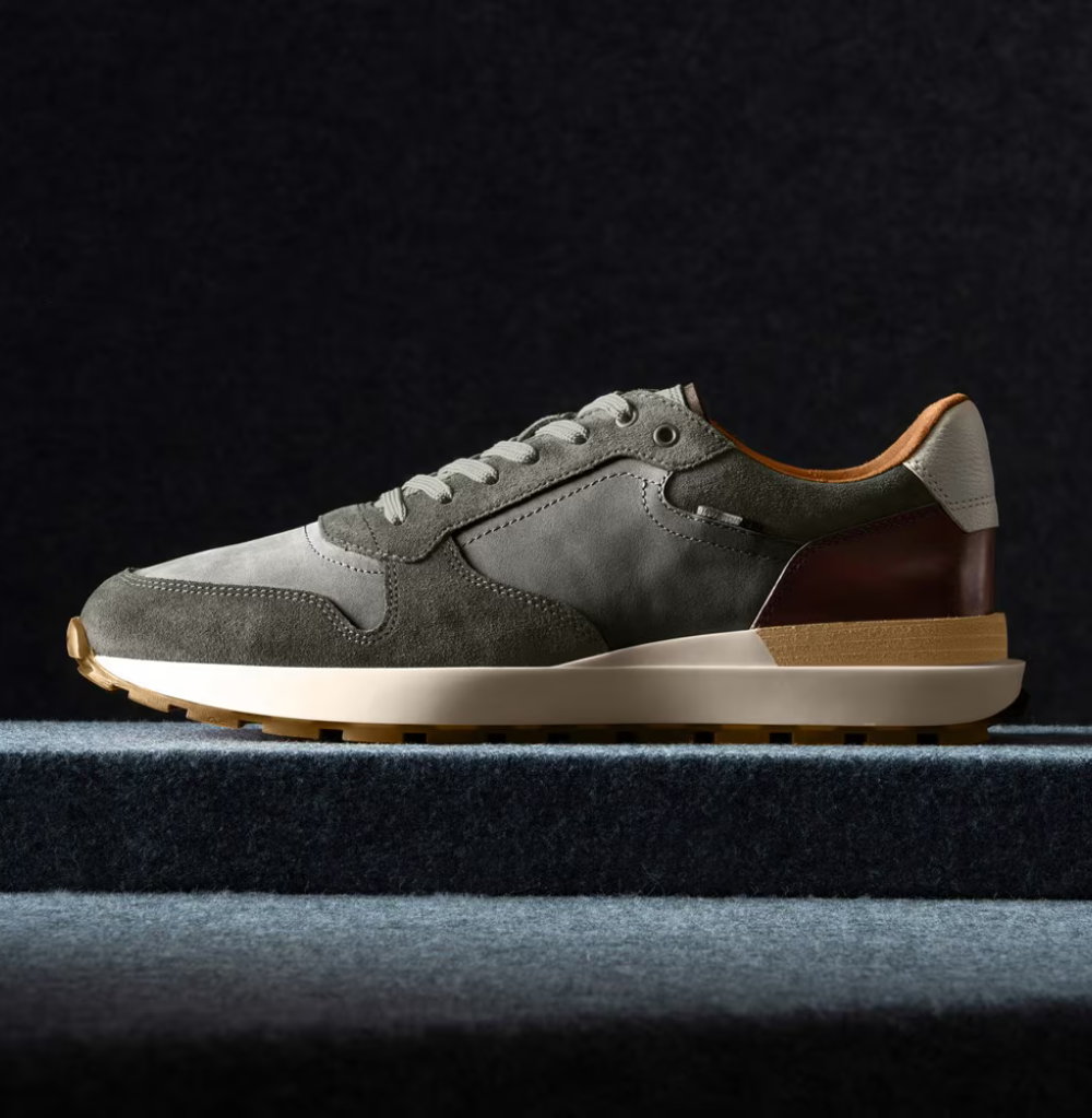 Allen Edmonds Lionel Lace-up Sneaker Grey Suede