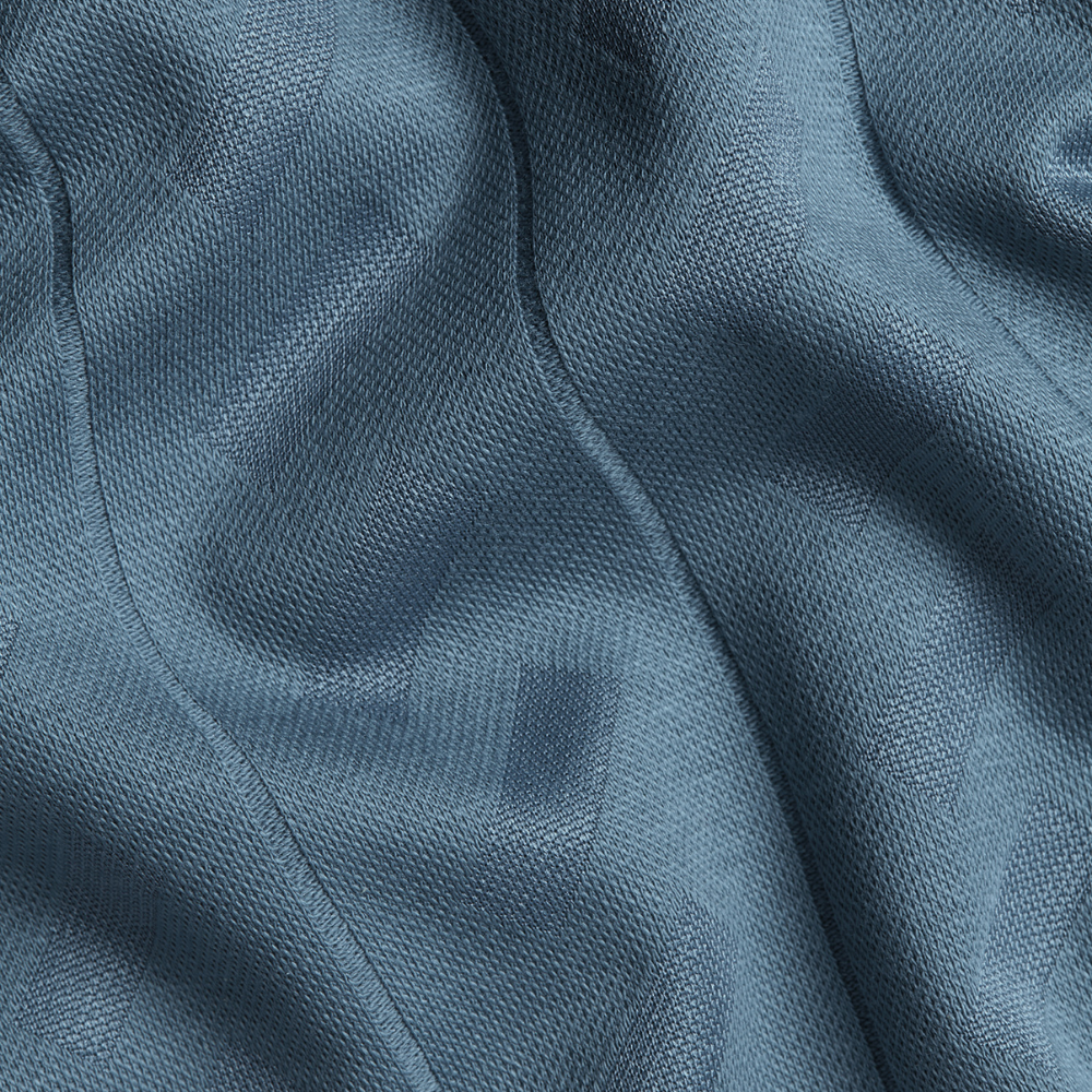 Charles Tyrwhitt Textured Jacquard Polo - Airforce Blue