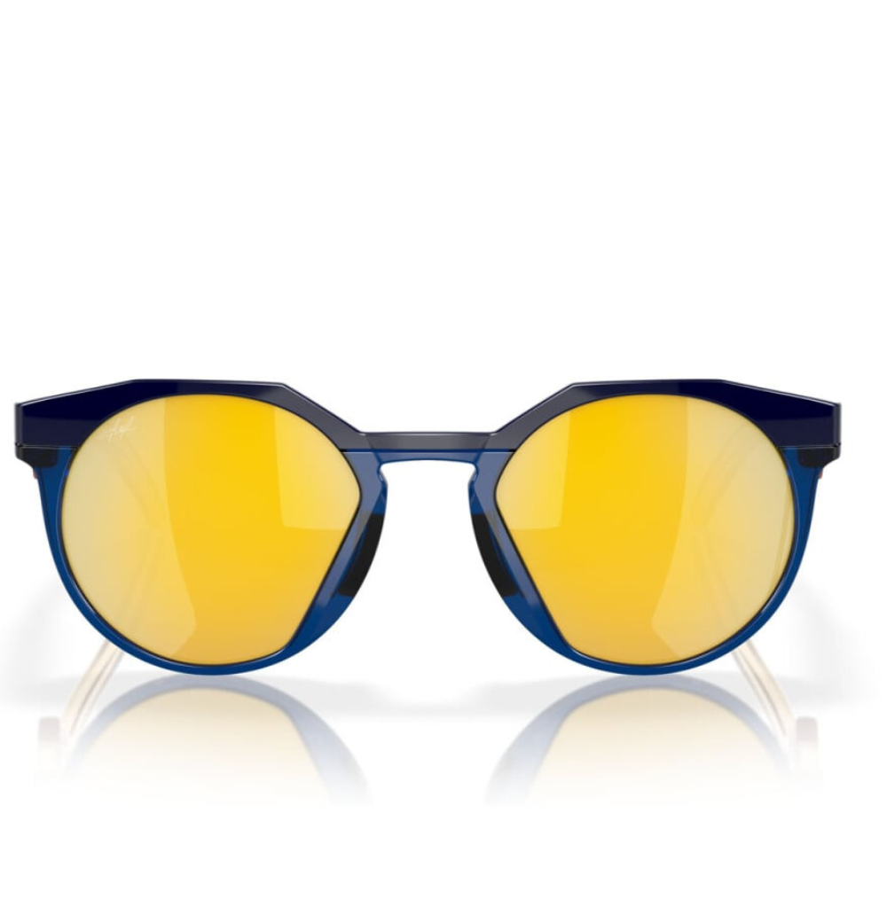 NEW Oakley HSTN Navy Transparent Blue Frame POLARIZED 24K Prizm Sunglass 9242-11