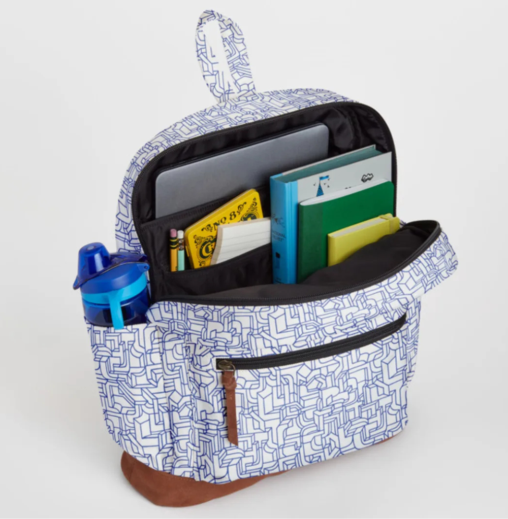 Minted Blue Ink Backpack