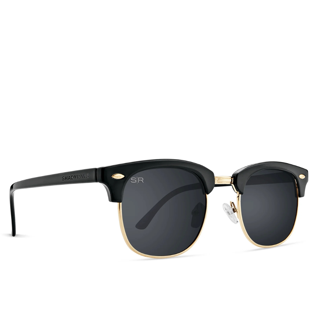 Shady Rays Oakmont Gold/Black Browline