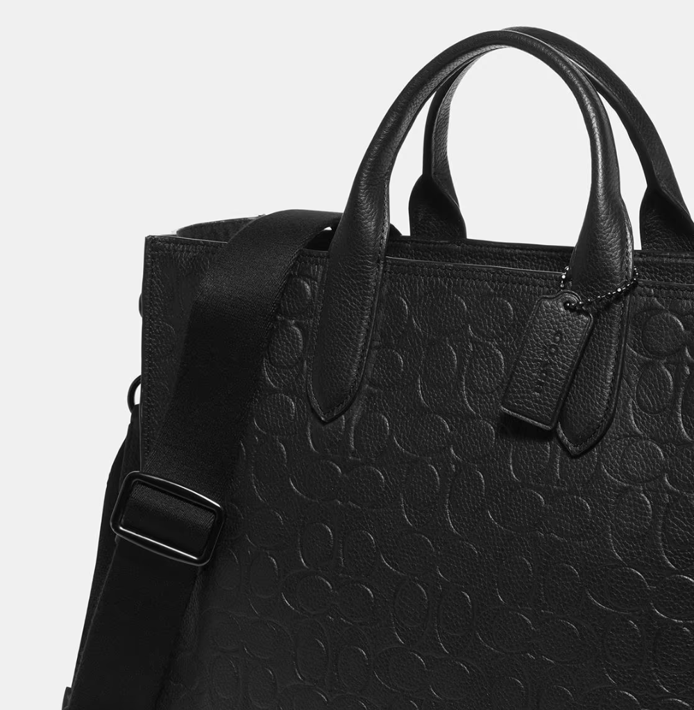 Coach Gotham Tall Tote In Signature Leather