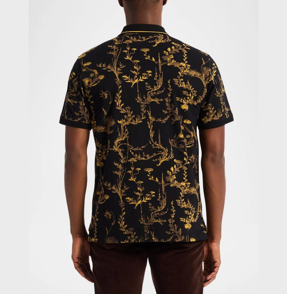 Robert Graham Vakos Floral Cotton Polo Shirt