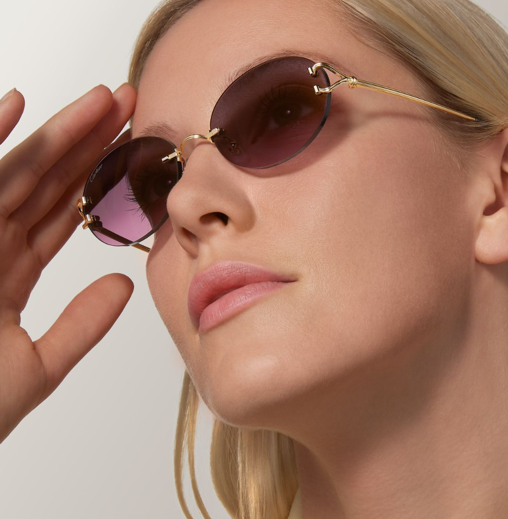 SUNGLASSES, CLASSIC C DE CARTIER MOTIF SUNGLASSES