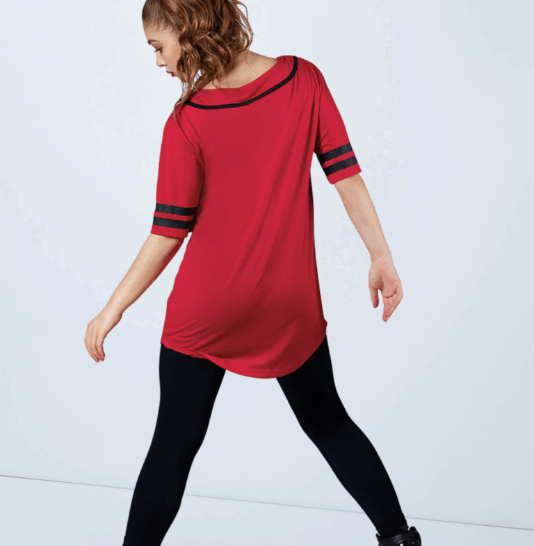 Balera Oversized Baseball Jersey Red