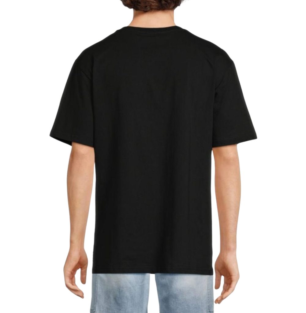 Wesc Mason SS Tee Skater Glitch Unisex Oversize Fit S/S Crewneck Tea Black
