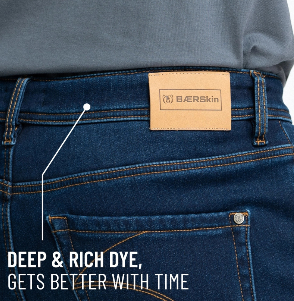 BÆRSkin Fleece-Lined Blue Jeans